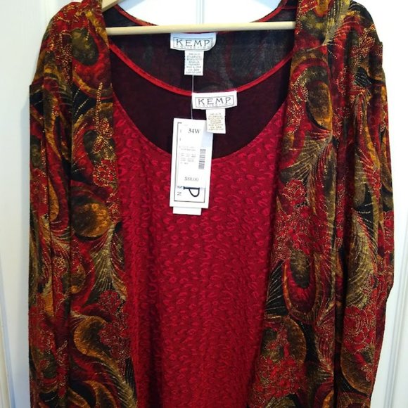 NWT Kemp 2 Piece Jacket Dress 34W - Picture 7 of 13